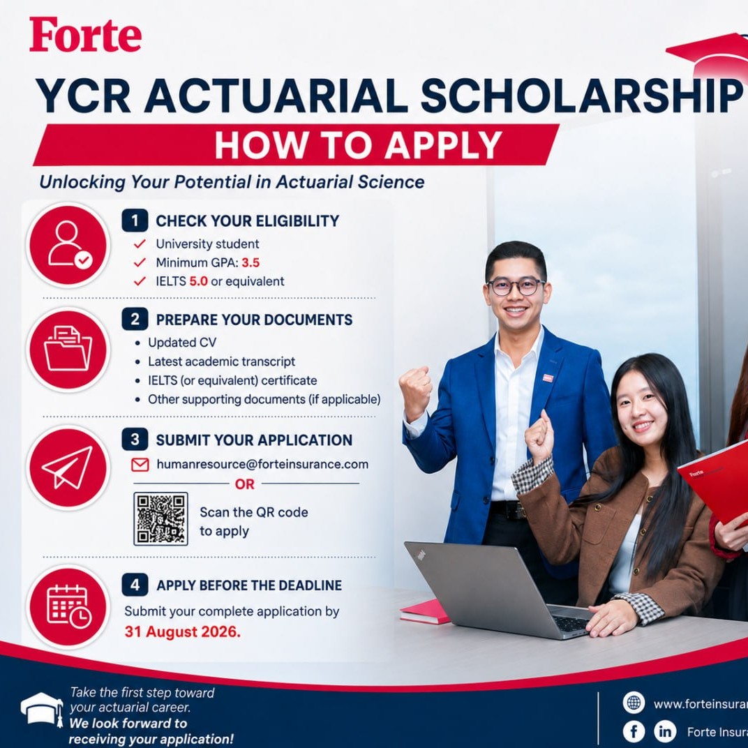 Application Deadline Extended – YCR Actuarial Scholarship 2026!